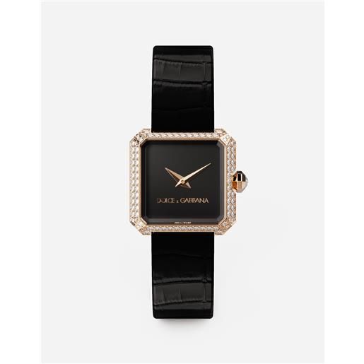 Dolce & Gabbana orologio sofia oro rosa e diamanti