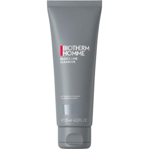 Biotherm homme basic line cleanser - gel detergente 125 ml