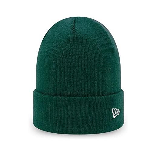 New Era ne essential dark green cuff knit beanie - one-size