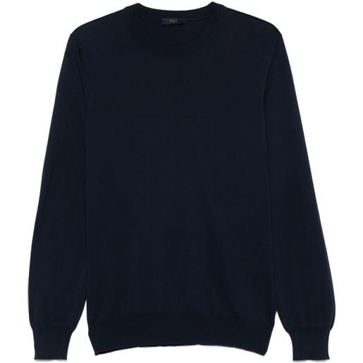 Fay top in cotone - blu
