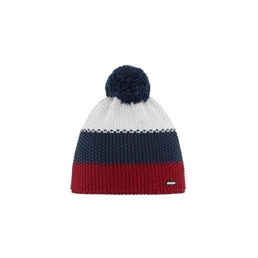 Eisbär berretto star pompon kids multicolore - caldo berretto invernale per ragazzi e ragazze - 55 cm (7-8 anni) - traspirante con fascia interna in pile - berretto per bambini dall'austria