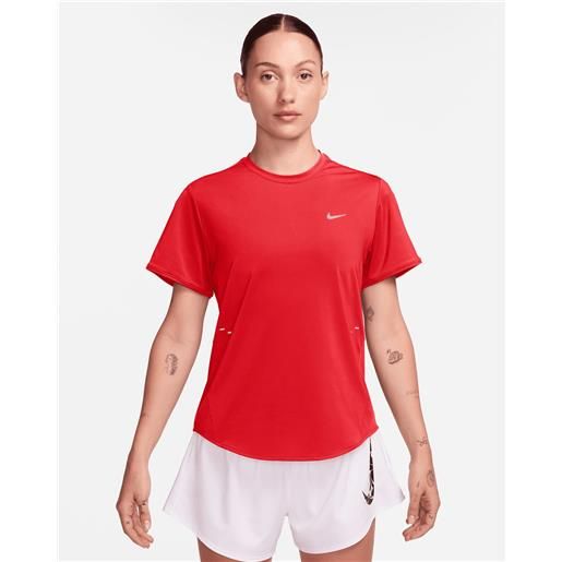 Nike swift dri fit w - t-shirt running - donna - rosa
