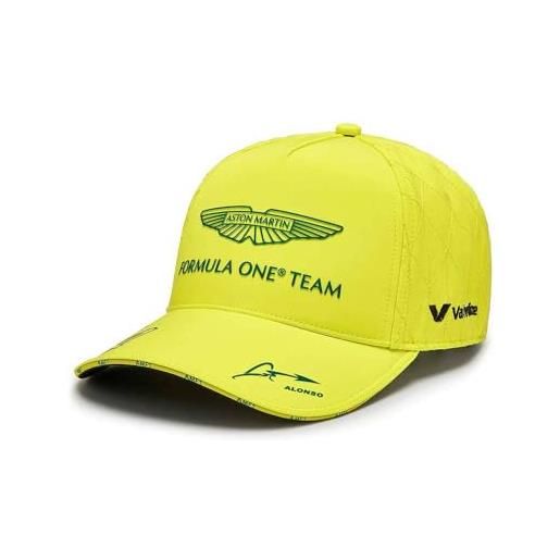 Aston Martin f1 cappellino fernando alonso 2024 - unisex - lime - taglia unica