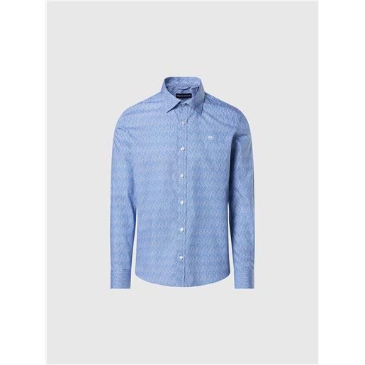 North Sails - camicia in popeline stampato