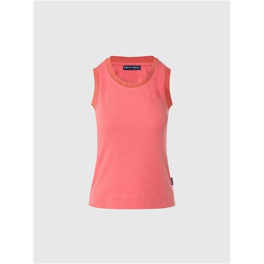 North Sails - tank top in jersey fiammato