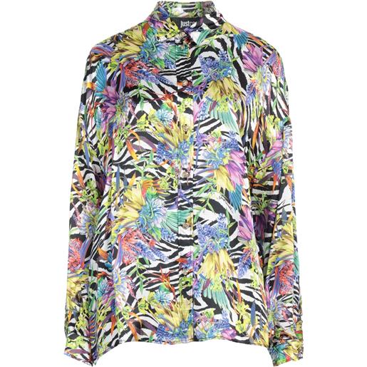 JUST CAVALLI - camicie e bluse a fiori