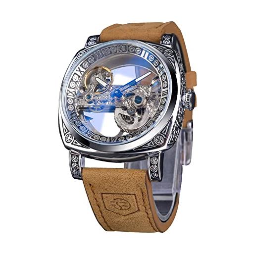 Forsining, Orologio Analogico Da Uomo, Automatico, Vintage