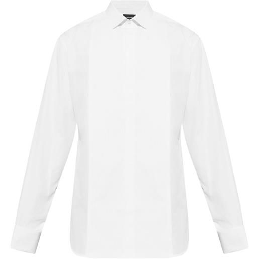 Emporio Armani camicia in cotone - bianco