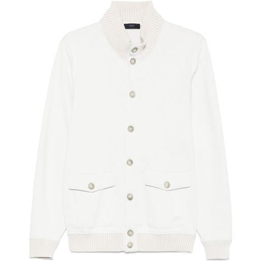 Fay bomber in jersey - toni neutri