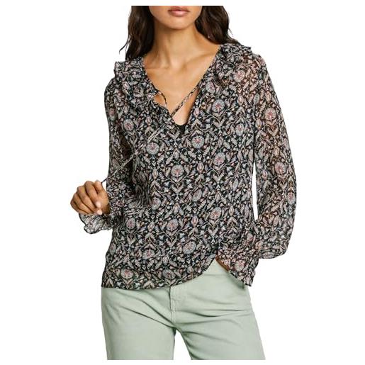 Pepe Jeans peggy camicia, nero (black), m donna