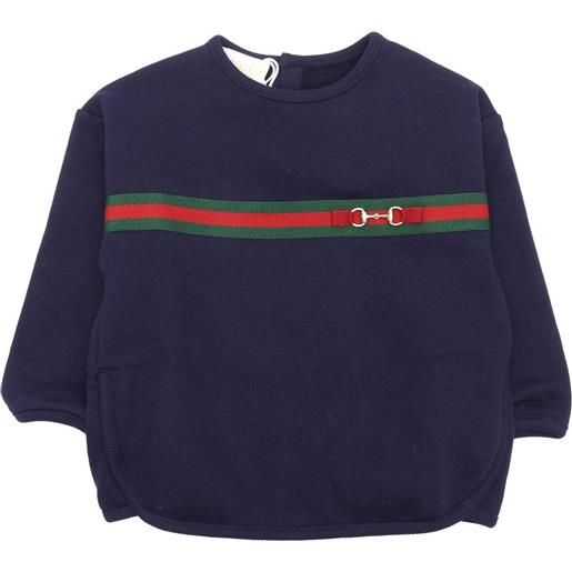 GUCCI KIDS b l/s sweatshirt felted cotto