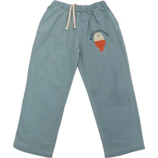 Bobo Choses morning egg light denim pants
