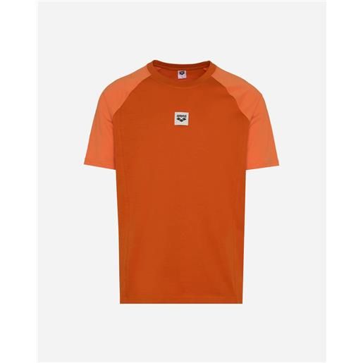 Arena athletic essential m - t-shirt - uomo - arancione