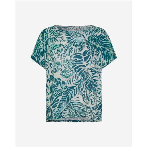 Deha printed w - t-shirt - donna - verde