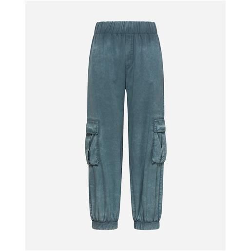 Deha cargo w - pantalone - donna - blu