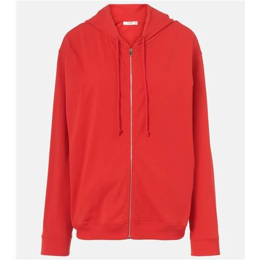 The Row felpa rosy in jersey di cotone con zip