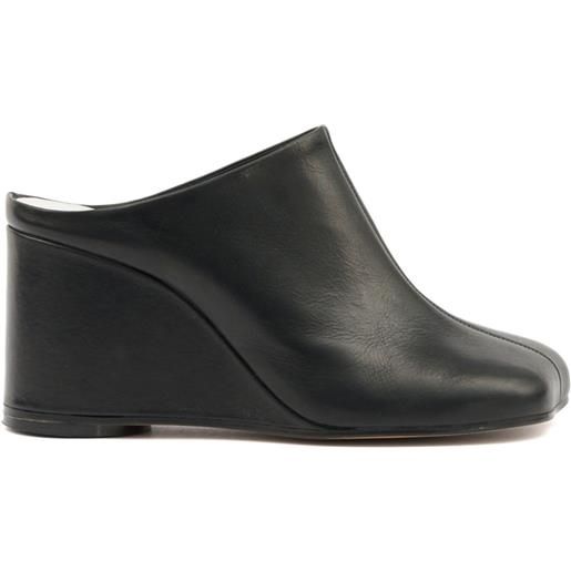 MM6 Maison Margiela mules in pelle - nero