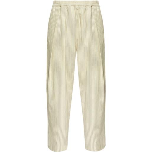 Maison Margiela pantaloni gessati - toni neutri
