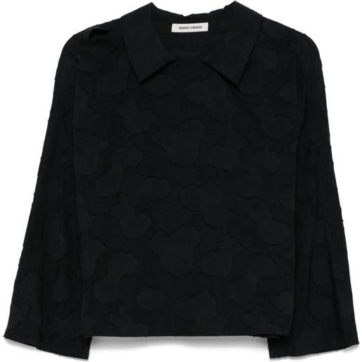 Henrik Vibskov blusa disassemble - nero