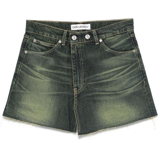 OUR LEGACY minigonna cover - blu