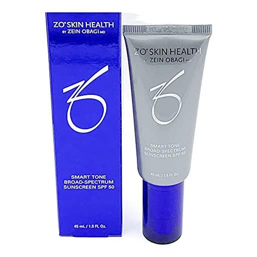 Zo skin health | sunscreen spf 50 | smart tone sunscreen for face with 50 spf protection | smart tone broad spectrum sunscreen spf 50