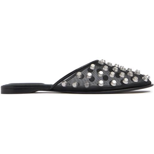 ALEXANDER WANG slipper in mesh rhodes 10mm