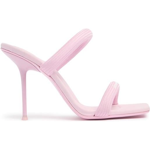 ALEXANDER WANG sandali julie in webbing tubolare 105mm