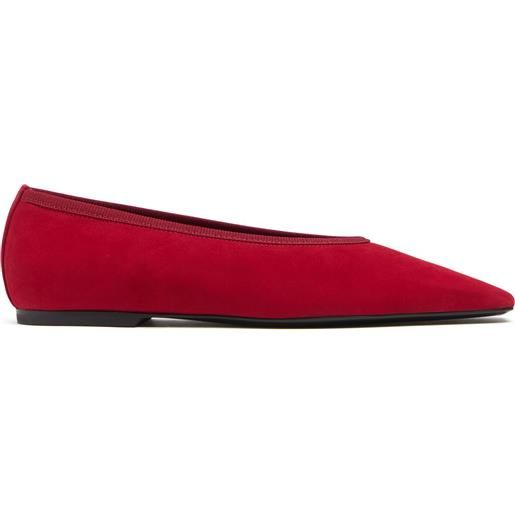 TOTEME ballerine minimalist in pelle scamosciata 10mm
