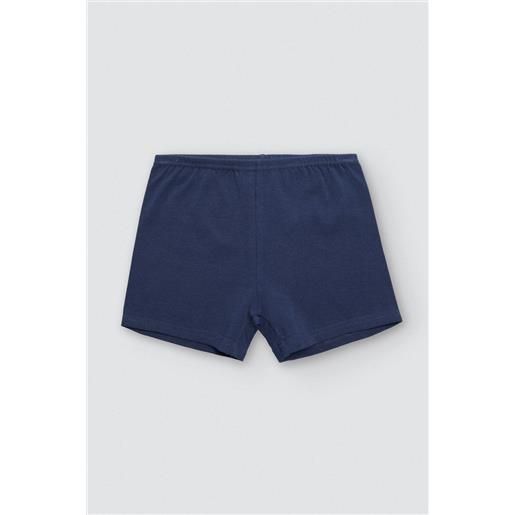 Ysabel Mora pantaloni culotte semplici in cotone blu scuro