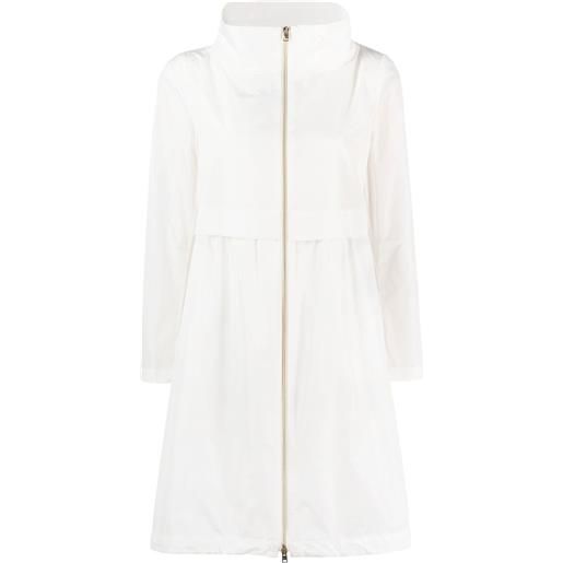 Herno impermeabile con cappuccio - bianco