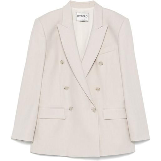 Iceberg blazer doppiopetto - toni neutri