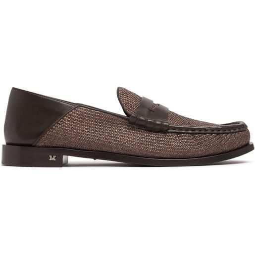 MAX MARA mocassini raffia 10mm