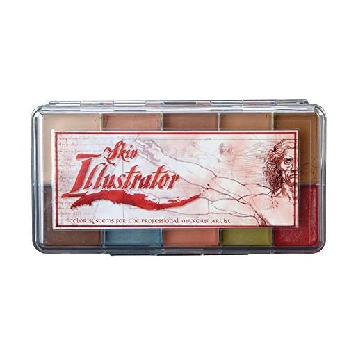 Skin Illustrator ppi Skin Illustrator palette di trucco con toni neutri attivati con alcool, made in usa