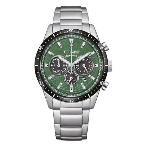 Citizen Orologio Uomo Eco-Drive BM7550-52L – Cassa Acciaio 42mm, Quadrante Blu, Vetro Zaffiro