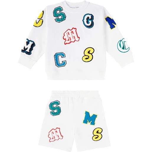 Stella McCartney Kids tuta in cotone con ricamo