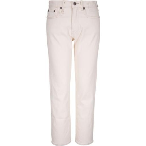 R13 jeans dritti - bianco