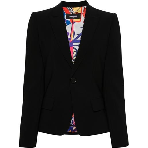 DSQUARED2 blazer monopetto - nero