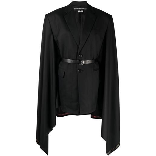 Junya Watanabe blazer con cintura - nero