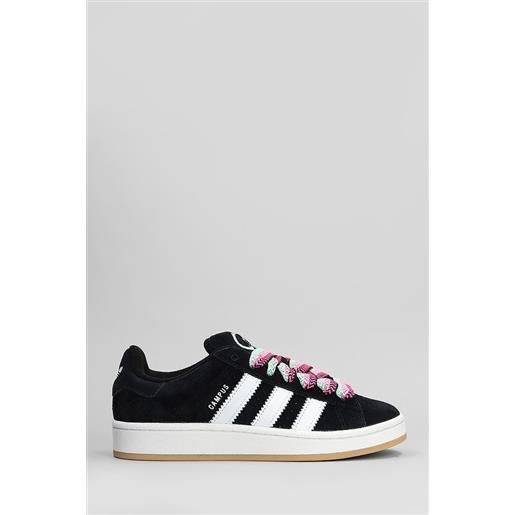 Adidas sneakers campus 00s in camoscio nero