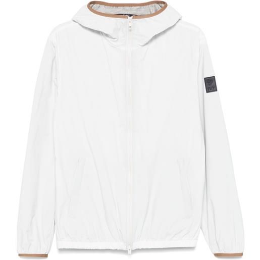 Fay giacca a vento con applicazione - bianco