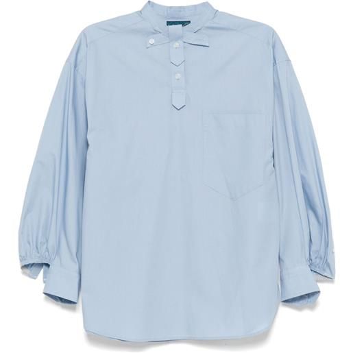Kolor camicia a maniche lunghe - blu