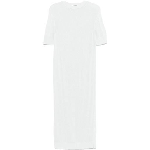 Jil Sander abito midi in maglia - blu