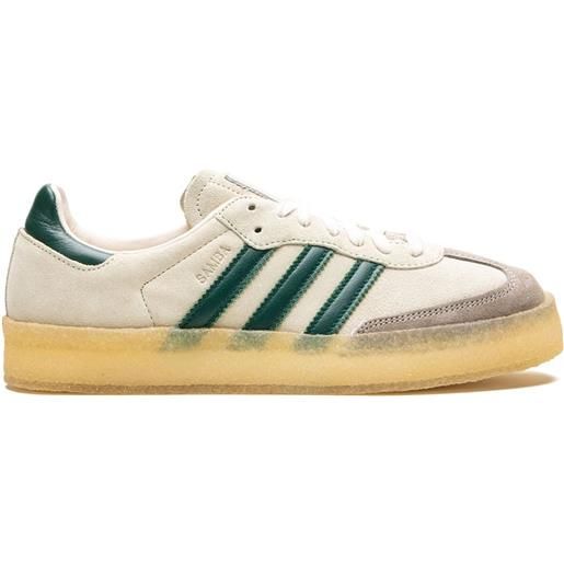 adidas x kith x clarks samba "8th street - white" sneakers - bianco