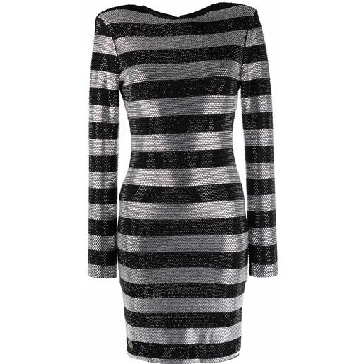 Philipp Plein abito corto con decorazione - nero