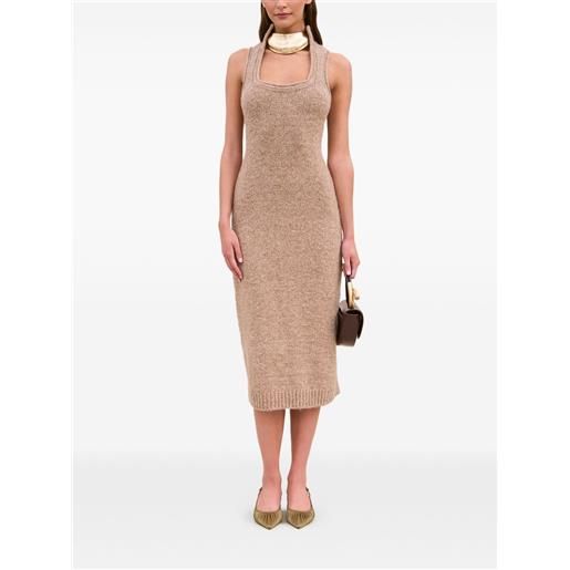 Cult Gaia casey knitted dress - toni neutri
