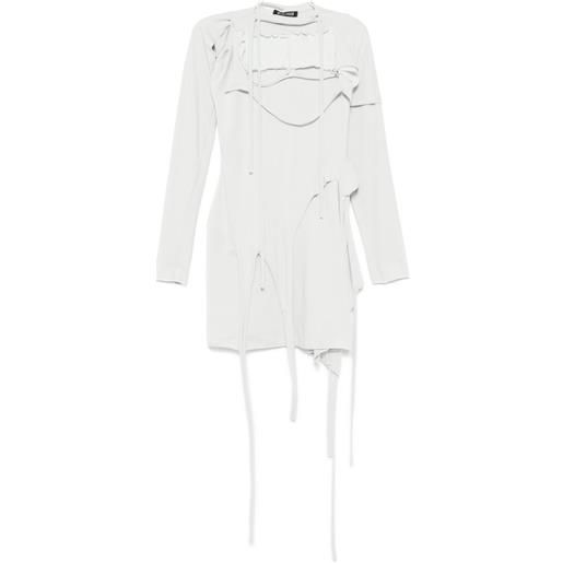 Ottolinger abito corto a maniche lunghe - grigio