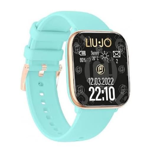 Liu Jo orologio donna smartwatch voice rainbow rose cinturino acquamarina Liu Jo