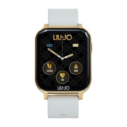 Liu Jo Jeans orologio unisex smartwatch voice energy gold cinturino bianco liu jo