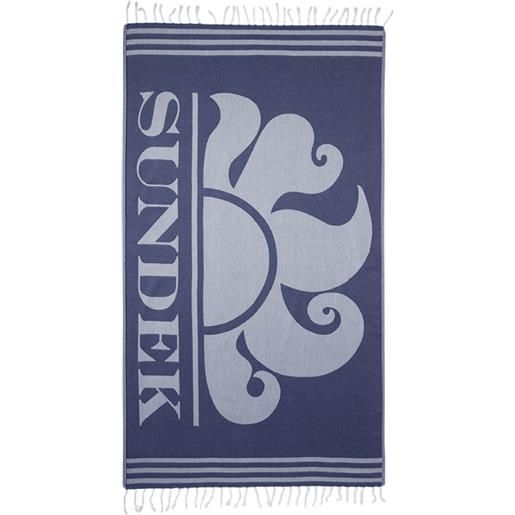 SUNDEK telo mare fouta jacquard con logo