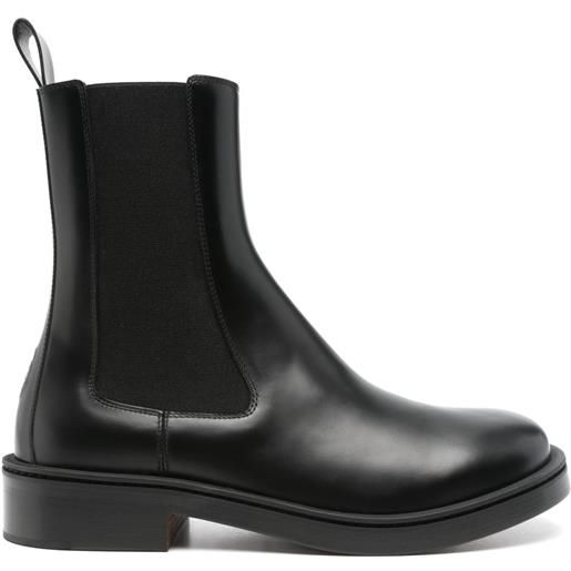 Alexander McQueen stivali in pelle - nero